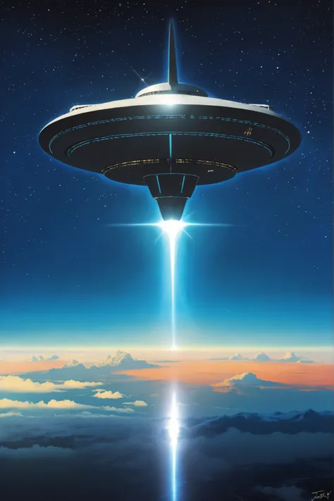 masterpiece , Highest Quality , Highly detailed , absolute resolution , high resolution , Highest Quality , 8k , John Harris and Sid Mead Wind - Space Station in Lunar Space , The Tau Sete interstellar ship arrives at Antares C2's New Marseille dock , Dist...