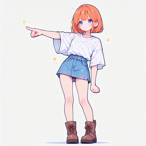 masterpiece, best quality, ultra detailed, high resolution, intricate details, sharp focus, smooth shading, professional lighting, clean lineart, anatomically correct, beautifully detailed eyes, no artifacts, 1girl, full body in frame, simple white backgro...