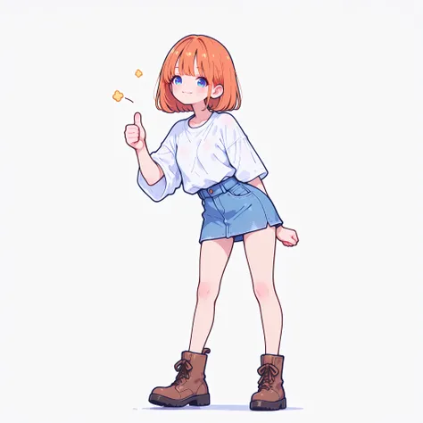 masterpiece, best quality, ultra detailed, high resolution, intricate details, sharp focus, smooth shading, professional lighting, clean lineart, anatomically correct, beautifully detailed eyes, no artifacts, 1girl, full body in frame, simple white backgro...