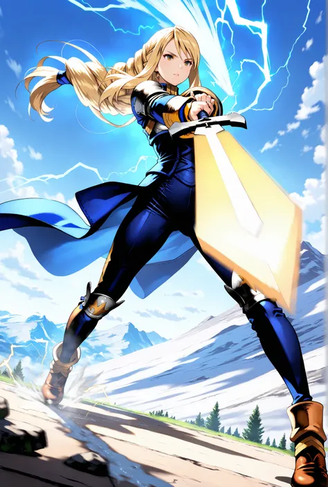 ((masterpiece, Highest Quality, high resolution, detailed CG integrated 8K wallpaper,Ultra Details)),1Girl,electrokinesis,holding , plasma sword,long exposure, (motion blur):1.2, fluid movement, ethereal atmosphere, dreamy trails, dynamic energy, time-laps...