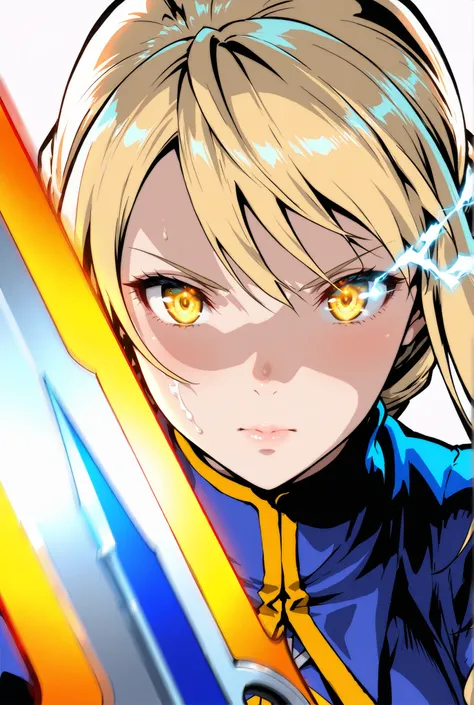 ((masterpiece, Highest Quality, high resolution, CG integrated 8K wallpaper with attention to detail,Ultra Details)),1Girl,sword close-up,long bloodstained sword,glowing_eyes,electrokinesis,holding , plasma sword,long exposure, (motion blur):1.2, fluid mov...