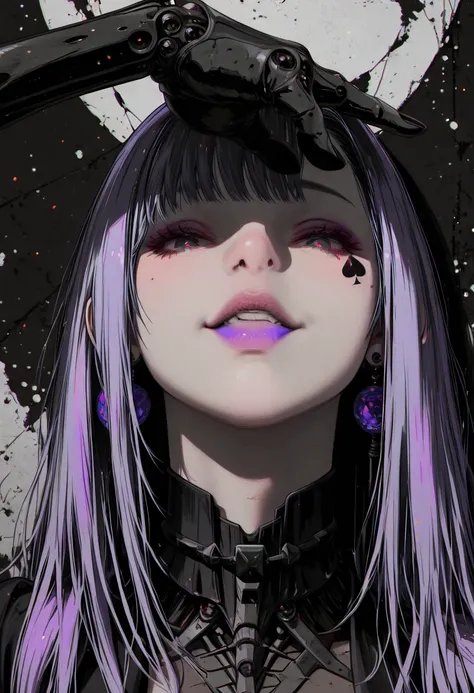 , (anime coloring, anime screencap), ((spot colors)), ((anatomical correct)), (Tokyo ghoul-style:1.8), ((Cinematic, unreal engine, eye-catching, ambient occlusion, UHD, masterpiece)), ((soft shadow)), perfect body, perfect eyes, perfect fingers, gasping, h...