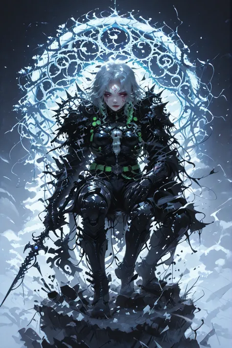 demonic horse woman with green locks and gray hair hair in a black and red bodysuit,seductive girl with tattoos,sex position,косплей anime-девушки,anime-девушка в реальности,detailed ,high definition,photorealistic,perfect lighting,careful drawing,deep det...