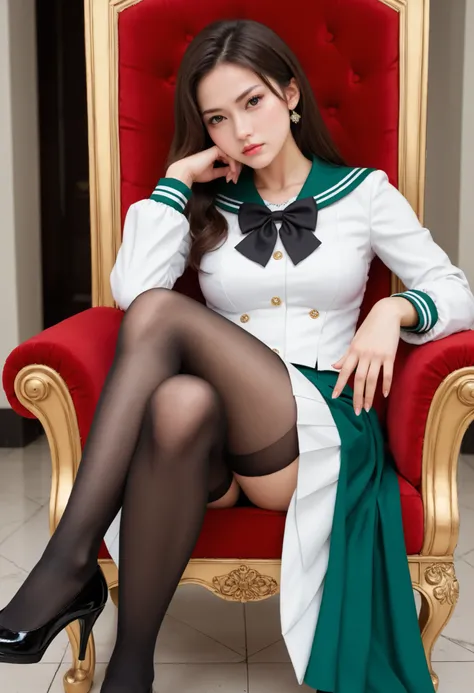 (masterpiece, best quality, perfect face:1.4), wide angle, Close-up face, medium breasts, proportional body, proportional,1 girl, beautiful hair, beautiful face, beautiful detailed eyes, beautiful clavicle, beautiful body, beautiful chest, beautiful thigh,...
