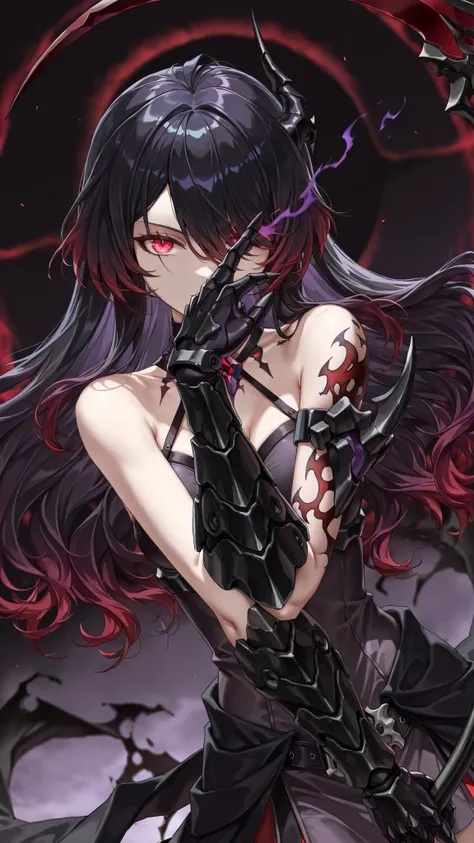 style of [arknights|(748cmstyle:0.5)], deep abyss, dark abyss, cosmic abyss, cinematic shot, mature, young adult, masterpiece, best quality, amazing quality, very aesthetic, high resolution, ultra-detailed, absurdres,
1girl, woman, solo, alone,(dynamic pos...