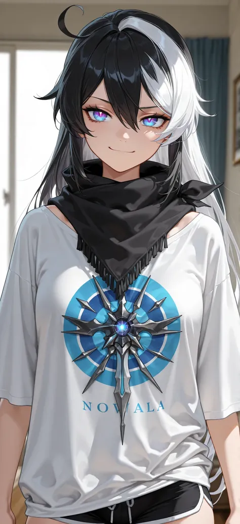 cinematic shot, masterpiece, best quality, amazing quality, very aesthetic, high resolution, ultra-detailed, absurdres, (hands:-0.15)
1girl, woman, solo, alone, (upper body focus, upper body shot:1.19), (KianaHi3, Fol005, Kia_Hof:0.22), boyshorts, smirk, w...