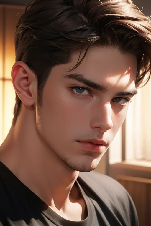 Men closeup
