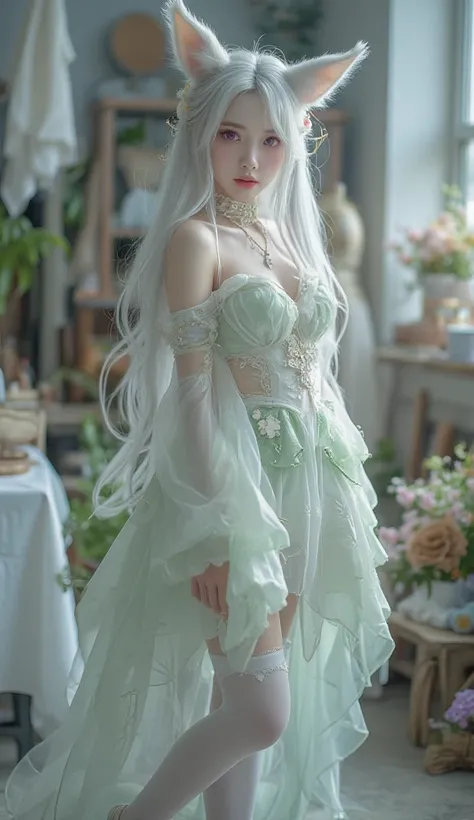 Lady white fox