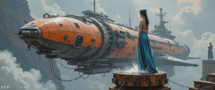    studio megaepic oil painting      , 16 thousand.,    artistic masterpiece ,     correct gravity     ,   Fantasy zone     , 3000 years old , очень    futuristic    пейзаж с фантастическими военными кораблями и механизмами ,      on the mysterious planet ...