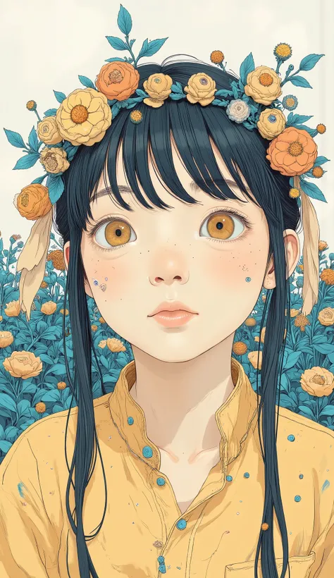 Girl Illustration . snm.
