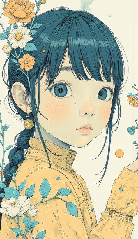 Girl Illustration . snm.