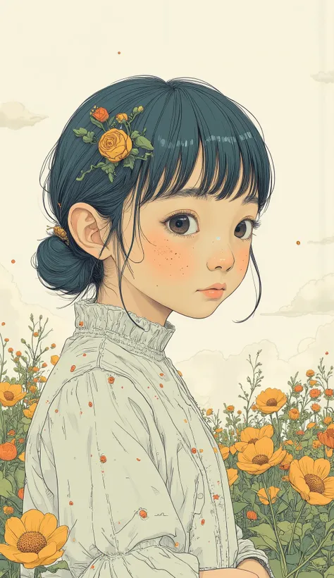 Girl Illustration . snm.