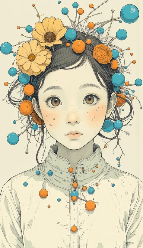 Girl Illustration . snm.