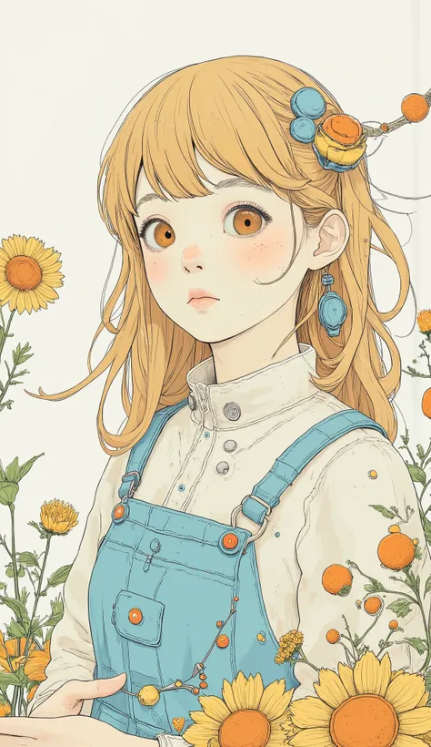 Girl Illustration . snm.