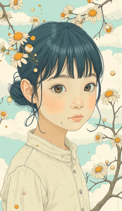 Girl Illustration . snm.