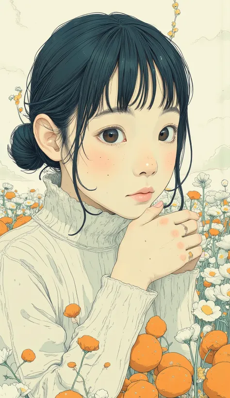 Girl Illustration . snm.