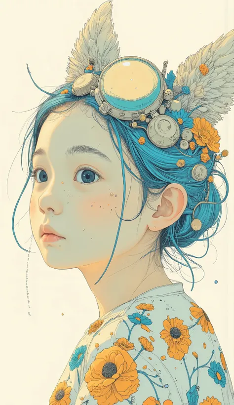 Girl Illustration . snm.