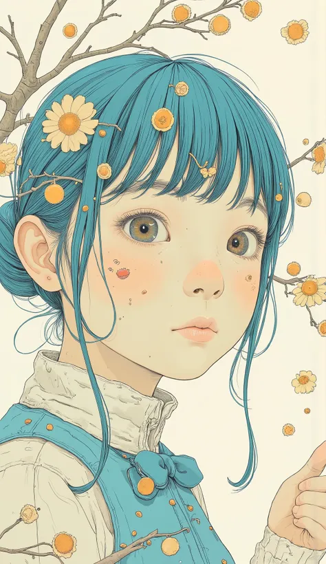Girl Illustration . snm.