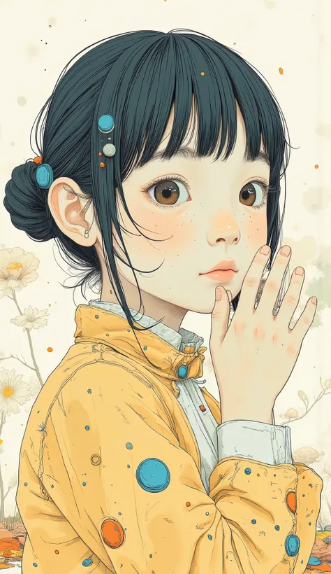 Girl Illustration . snm.