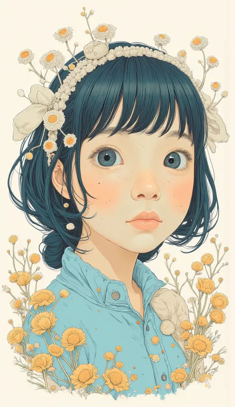 Girl Illustration . snm.