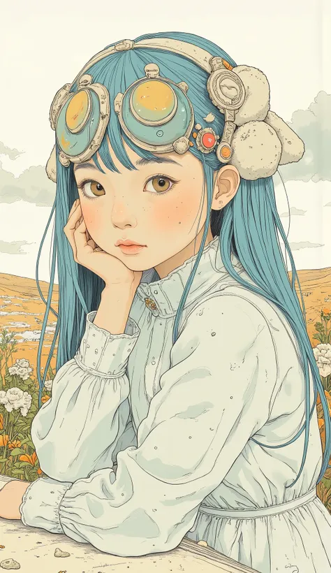 Girl Illustration . snm.