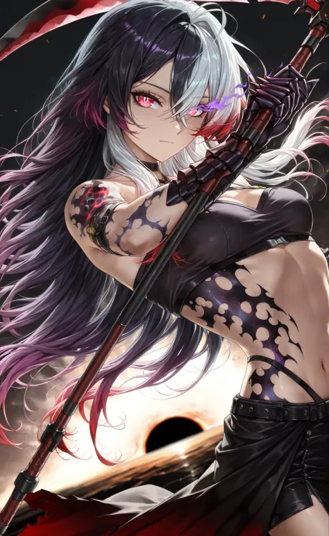 style of [arknights|(748cmstyle:0.5)], deep abyss, dark abyss, cosmic abyss, cinematic shot, mature, young adult, masterpiece, best quality, amazing quality, very aesthetic, high resolution, ultra-detailed, absurdres,
1girl, woman, solo, alone,(dynamic pos...