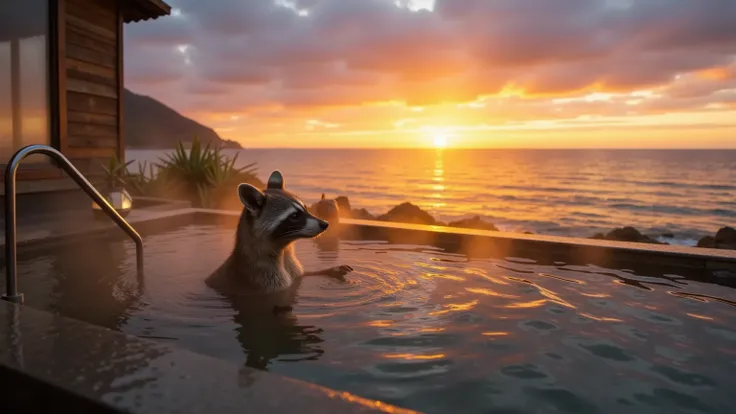Hot spring with ocean view v1