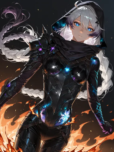 style of [arknights|(748cmstyle:0.5)], deep abyss, dark abyss, cosmic abyss, cinematic shot, mature, young adult, masterpiece, best quality, amazing quality, very aesthetic, high resolution, ultra-detailed, absurdres,
1girl, woman, solo, alone,(dynamic pos...