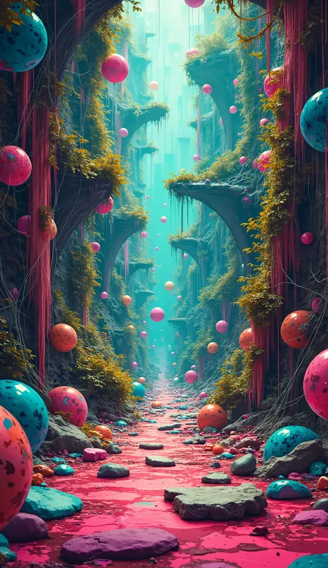 Marbles spread across the stands bouncing everywhere, describing, with his journey through the stands, the shapes of the building, its people ,  Your colors , the sound of the echo, his cracks, shadows, Lights. The marbles enter the department of Diabla, a...