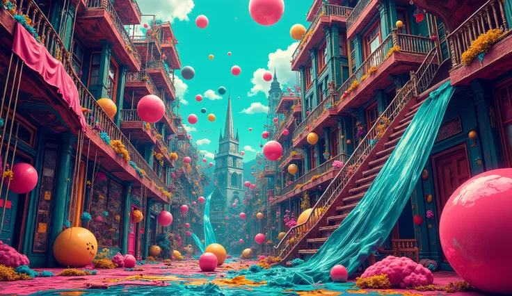 Marbles spread across the stands bouncing everywhere, describing, with his journey through the stands, the shapes of the building, its people ,  Your colors , the sound of the echo, his cracks, shadows, Lights. The marbles enter the department of Diabla, a...
