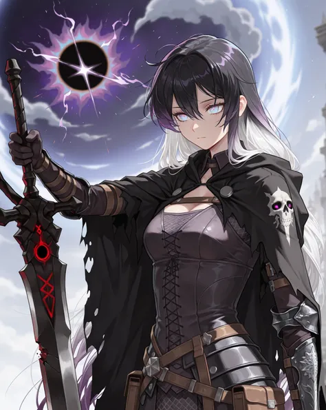 style of [arknights|(748cmstyle:0.5)], deep abyss, dark abyss, cosmic abyss, cinematic shot, mature, young adult, masterpiece, best quality, amazing quality, very aesthetic, high resolution, ultra-detailed, absurdres,
1girl, woman, solo, alone, (from the s...