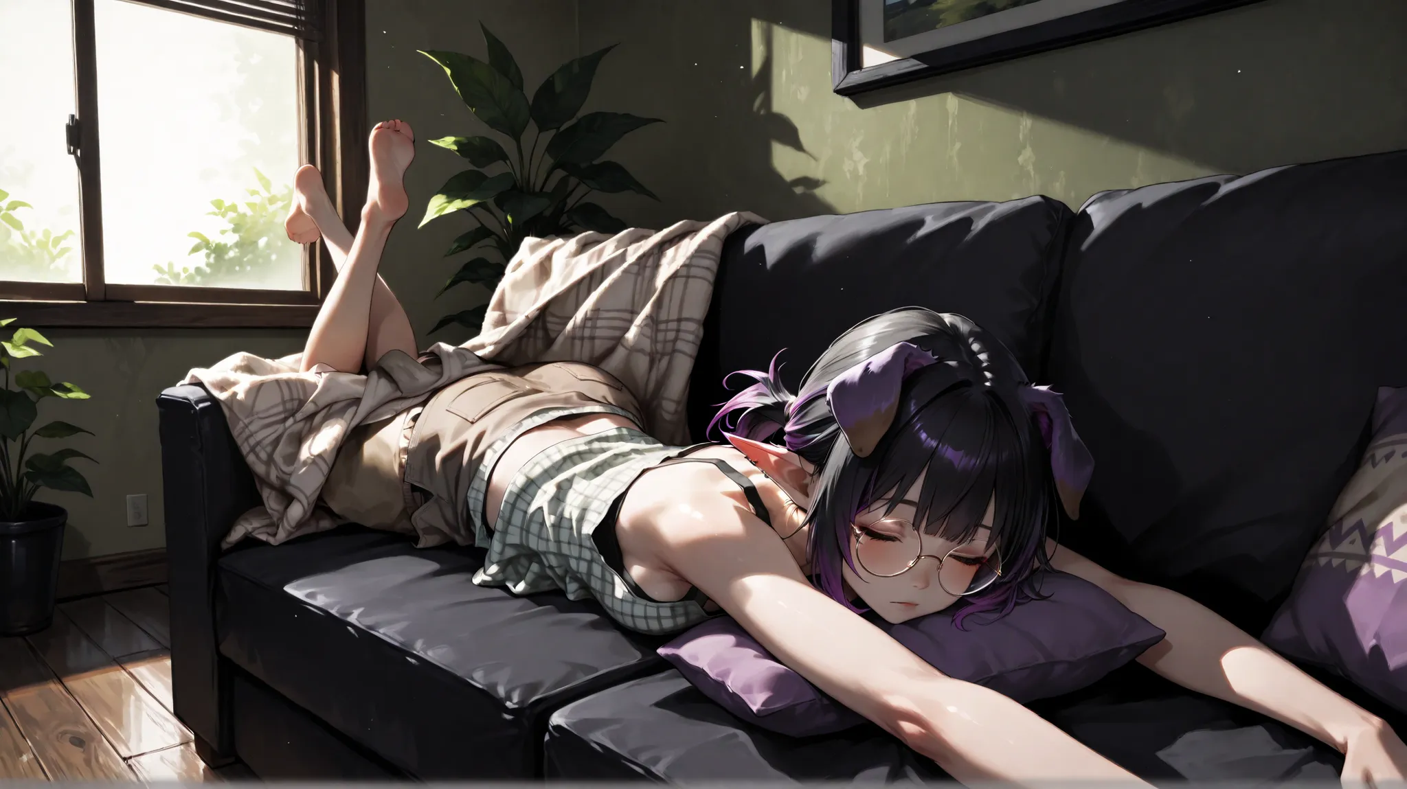🌸 How I Made This Art — "Cozy Mephi Nap"