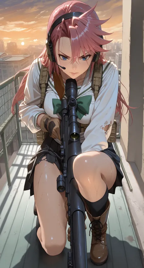 cinematic, (masterpiece), (best quality), (ultra-detailed), very aesthetic, illustration, realistic illustration, perfect composition, intricate details, absurdres, (anime, masterpiece, intricate:1.3), (best quality, hires textures, high detail:1.2), (4k),...