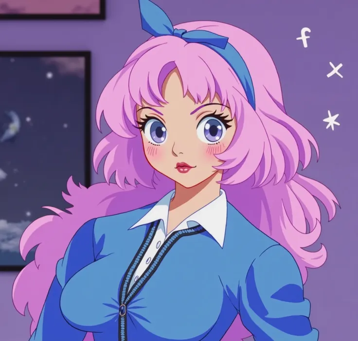 Schoolgirl with pink hair, Busty blue pussy, ultrarealist, - F {x} - ÷ {x} Reality