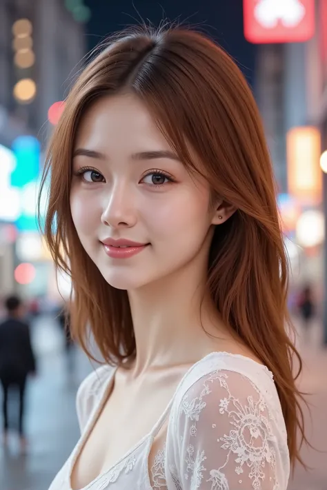  Beautiful Virtual Idols  ,  Detailed Digital Avatars  ,  Bright Holographic Figure , Clear Sparkling Skin  ,  detailed facial features ,  charming smile like snow , Delicate expression,  Long Flowing Hair ,  elegant pose ,  Surreal Futuristic Environments...
