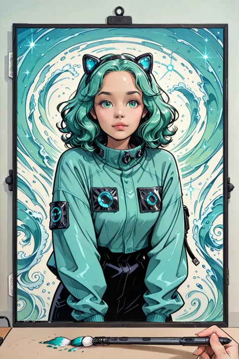 How I Created AquaLynx: SeaArt Mascot Girl via Prompt Tuning & Iteration