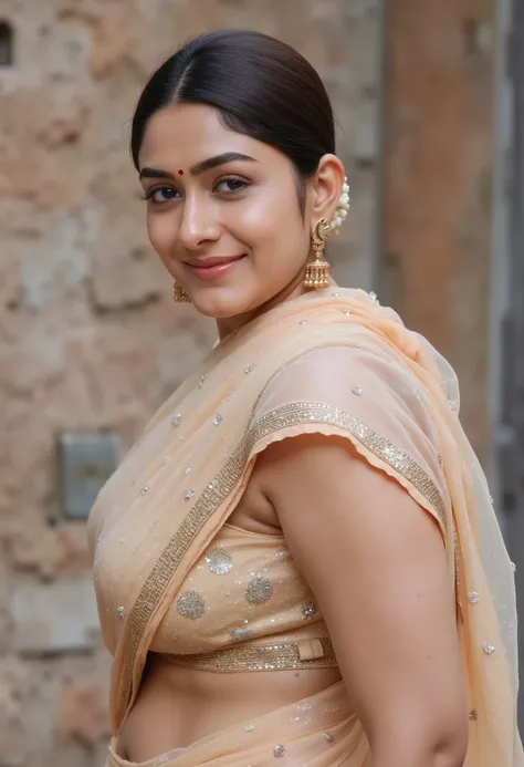 sexy indian woman in sari posing for the camera, draped in transparent cloth, indian, indian super model, indian girl with brown skin, very seductive pose, provocative indian, very pretty model, very beautiful girl, sexy girl with dark complexion, indian g...