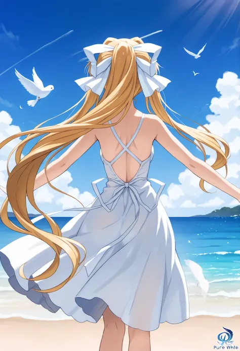 pure white bird is flying