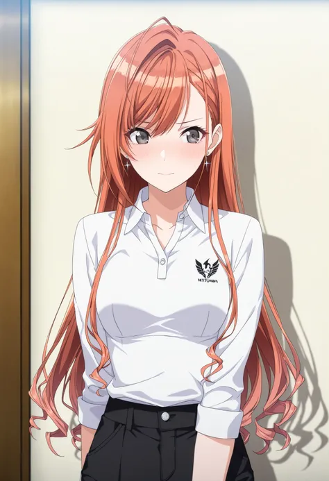 (masterpiece),(best quality),(ultra-detailed),(best illustration),(best shadow),(absurdres),(detailed background),(very aesthetic),arisugawa natsuha, 1girl, solo, orange hair, medium hair, ahoge, ponytail, swept bangs, (straight hair:1.5), black eyes, smal...