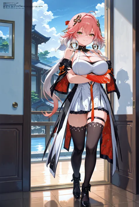 長離,Changli

score_9, score_8_up , score_7_up , score_6_up , score_5_up ,
(masterpiece, best quality),ultra detailed,
megami magazine,
BREAK

changli-wuwa,WutheringWaves,
pink hair, white hair, multicolored hair, hair ornament,yellow eyes,long hair,

cleava...