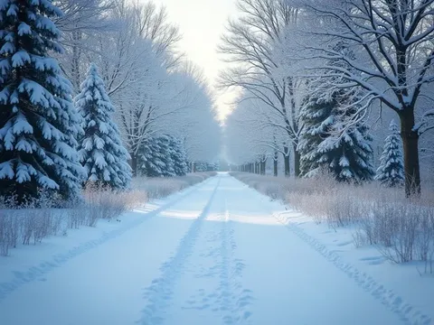 تساقط الثلوج