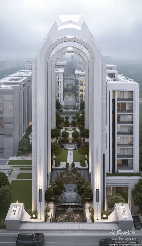 A place without a tall, spacious house in a rich house with robots