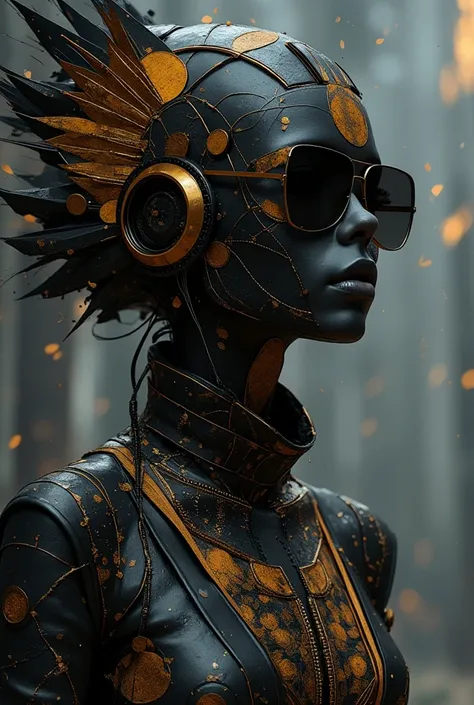 Futuristic Cyber Goddess 