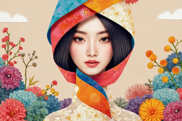 Geometry Model、Oil Eke Art、colorful、Artwork、COOL JAPAN