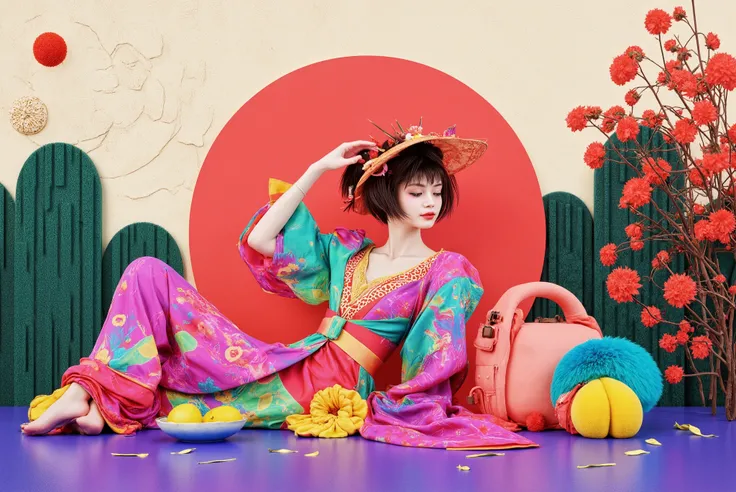 Geometry Model、Oil Eke Art、colorful、Artwork、COOL JAPAN