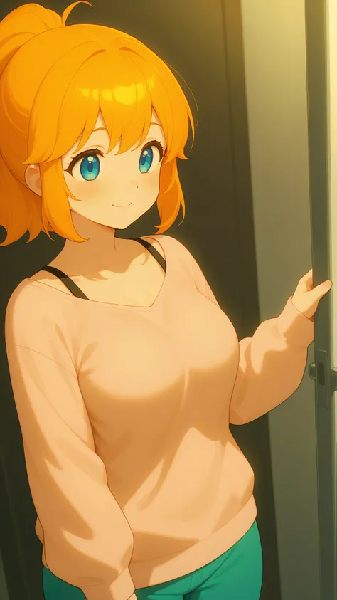 Dolshy,Cute 2D, POP and cute anime characters, POP in Dream, adult woman, cute design, New Creation, flat animation with one person turning their hands,