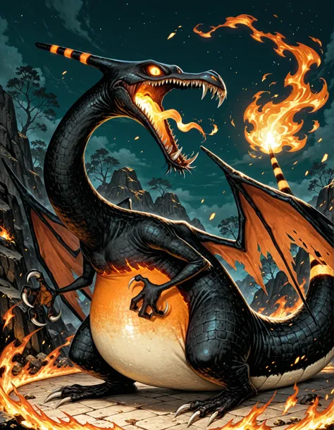 masterpiece, best quality,       charizard,