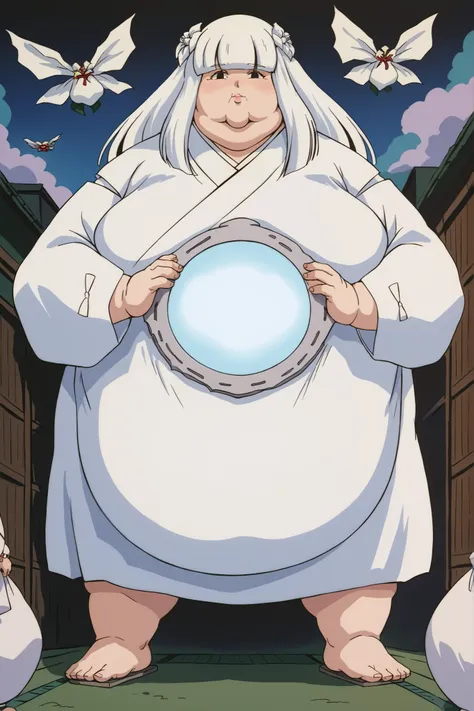 Fat_neck , Fat head , eyes with crushed cheeks , nose with crushed cheeks , mouth with crushed cheeks , chin roll , chubby, obesity, chubby, shortness of breath, Wide angle , Ultra-detailed illustration , masterpiece , top quality, fat, chubby, obese , sco...