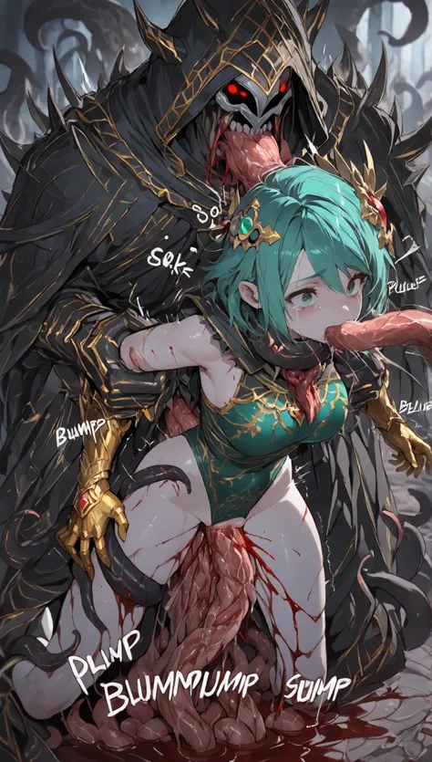 Full penetration of all holes Foreign object insertion Dramatic panting, wheezing sound effects, fucked by multiple non-sexual victims, huge anal opposite side Hyper-insertion Drooling and crying, sad, Satanic human experimentation rituals, sticking tentac...