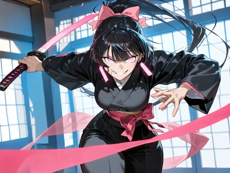 (anime coloring),(anime style),(masterpiece:1.2), (best quality:1.2), (very aesthetic:1.2), (absurdres:1.2), (detailed background:1.2),(newest),(highly detailed),(dynamic lighting), kagari hiyuki (kagurabachi),1girl, kagari hiyuki, black hair, long hair ha...